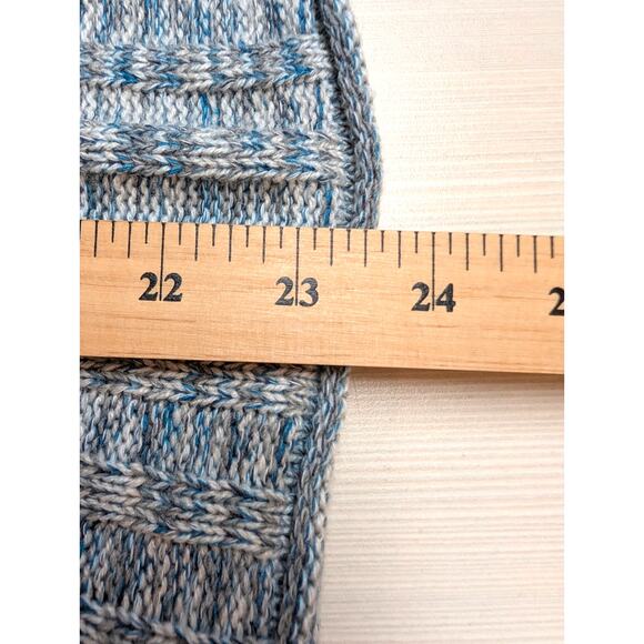 A.N.A Knitted Sweater Womens XL Blue White Cottage Feminine Soft Cozy Relaxed - Picture 5 of 6